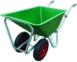 Staldkærre Galv. M/ Plastkasse 160 L