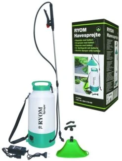 Elsprøjte M/batteri + Lader