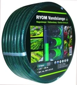 Vandslange Grøn 1/2" M/ Fittin 25M