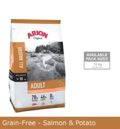 Arion Grain-Free Salmon 12kg.