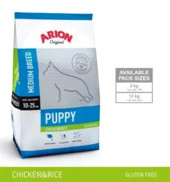 Arion Puppy Medium Breed Kylling Og Ris 3kg.
