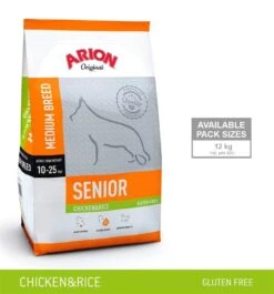 Arion Medium Breed Senior Kylling Og Ris 12kg.
