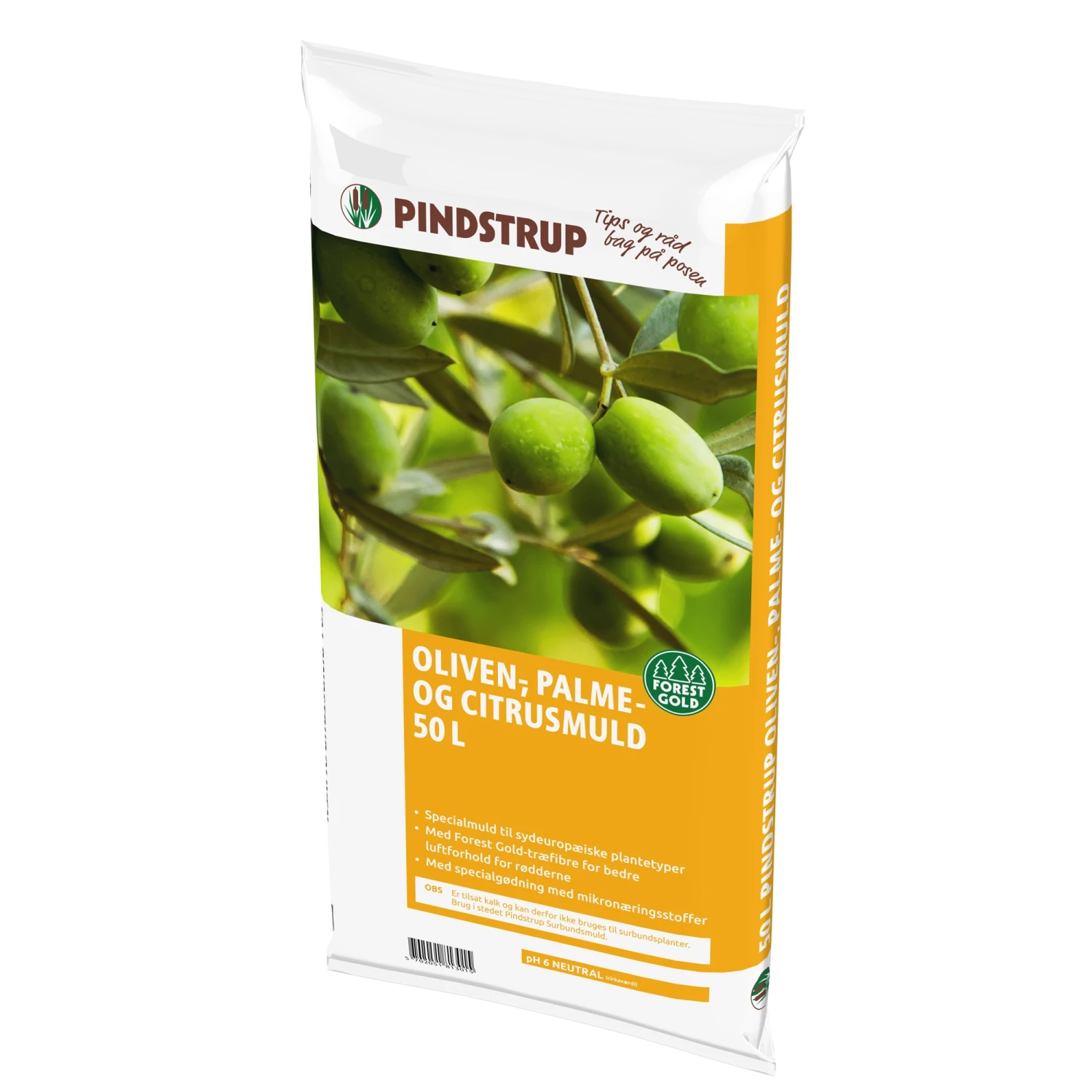 Pindstrup Oliven, Palme Og Citrusmuld 50L 1 Pindstrup Oliven, Palme Og Citrusmuld 50L