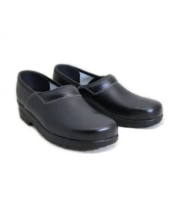 Træsko M/ Kap - Sort